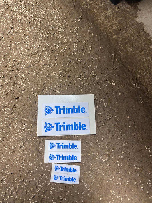 Trimble x 6 High quality vinyl huge pack decals Tractor farm machinery decals 1:32 scale Image 2