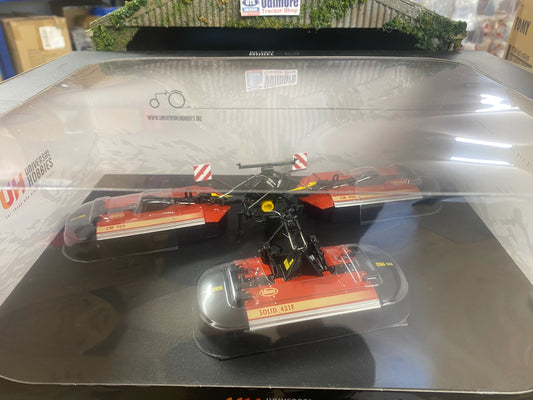 Universal Hobbies Vicon Solid 431F CM909 triple mowers BOXED 1:32 scale UH2903 Image 2