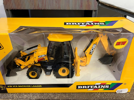 Vintage Britains JCB 3CX Backhoe Loader 1:32 scale 42702 Image