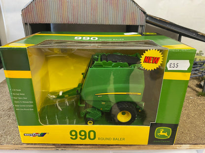 Vintage Britains John Deere 990 round baler 1:32 scale 42784 Image