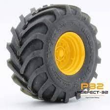 Volvo Loader PAIR painted wheels AT collections 750/65 R26 Perfect 32 51mm x 23mm Image
