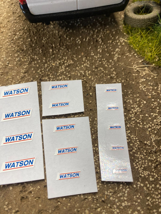 Watson roller farm machinery x 14 Professional Pre Cut High quality vinyl huge pack decals farm machinery decals Image 2