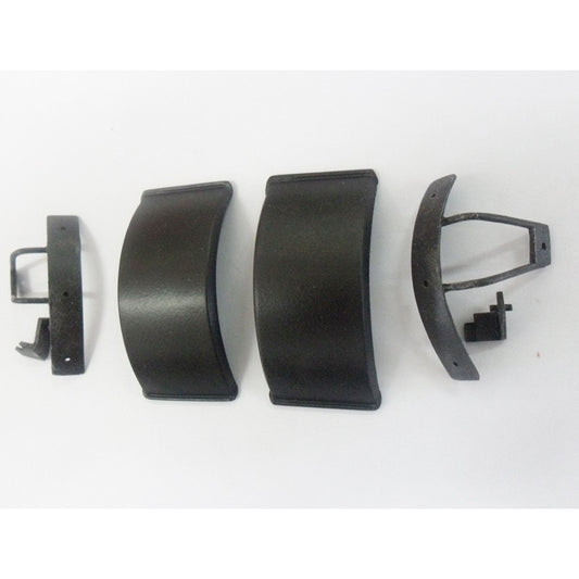 01306 Tractor Mudguard x 2 Front axle 4wd 20mm Artisan32 farm machinery 1:32 scale