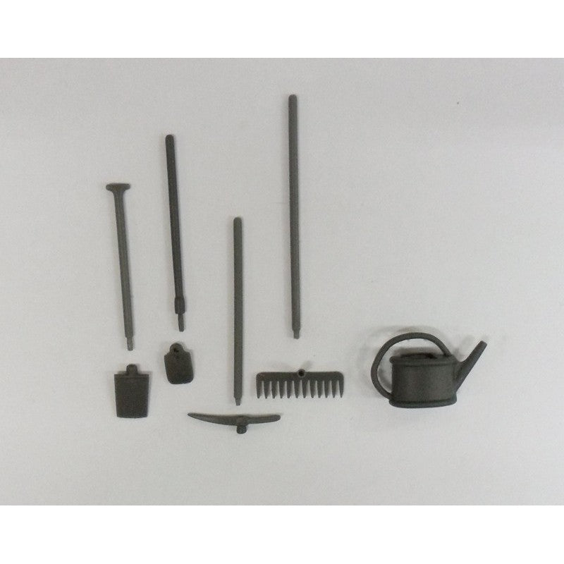 04803 Set of 5 Garden Tools Artisan32 farm machinery 1:32 scale diorama