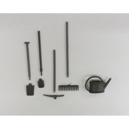 04803 Set of 5 Garden Tools Artisan32 farm machinery 1:32 scale diorama