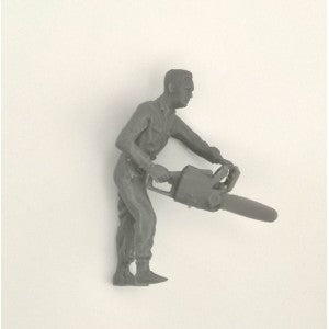 04886 Standing Man with Chainsaw Farmer Artisan32 farm machinery 1:32 scale diorama
