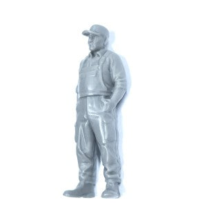 04892 Standing Man Mechanic Farmer Artisan32 farm machinery 1:32 scale diorama 57mm