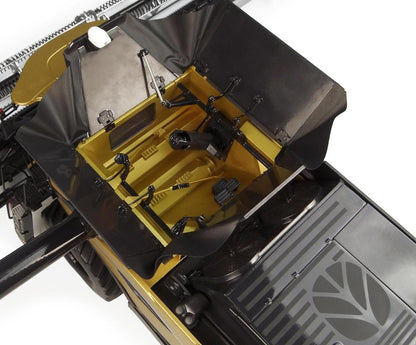 New Holland CR11 Gold Limited Edition 1:32 scale combine harvester model cab interior in gold and black, UH6829
