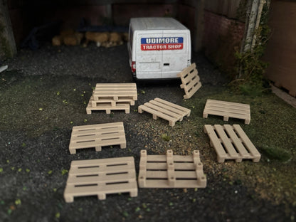 10 x 1:32 1:50 scale Pallets Britains Siku style model farm diorama type 1