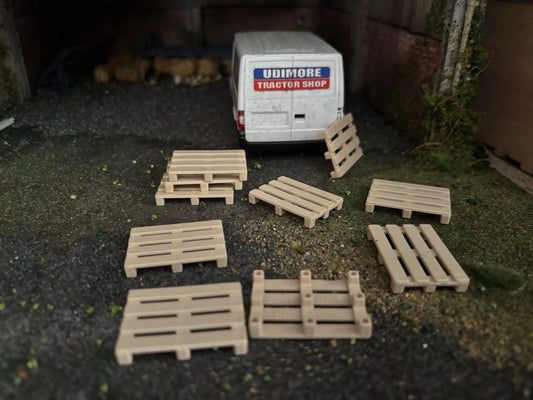 10 x 1:32 1:50 scale Pallets Britains Siku style model farm diorama type 1