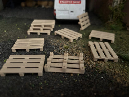 10 x 1:32 1:50 scale Pallets Britains Siku style model farm diorama type 1