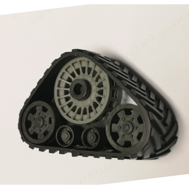 01314-G Set of 2 x Grey wheeled Tracks Tractor or Combine wheels Undercarriage Artisan32 farm machinery 1:32 scale